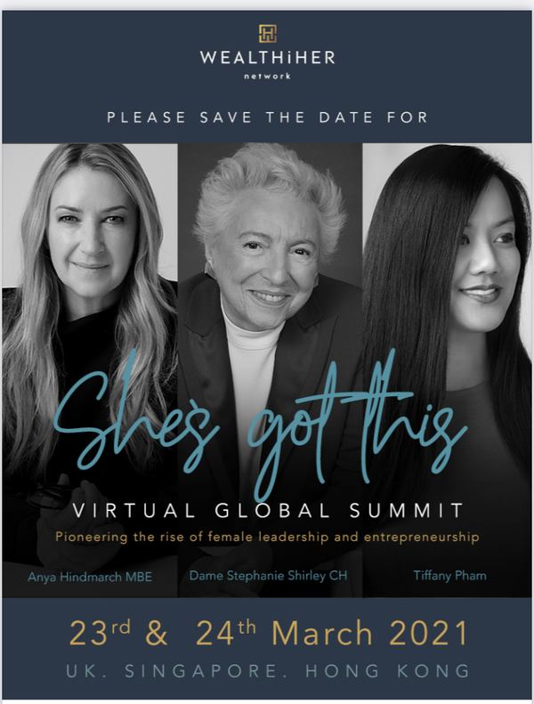 WealthiHer Network: She’s got this March global summit: Mar 23 & 24